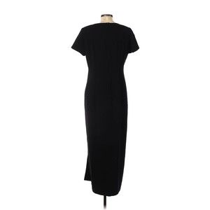 AGB Elegant Dress Black with Pleads Size 10